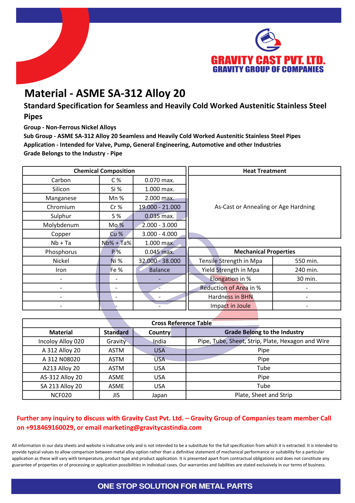 ASME SA-312 Alloy 20.pdf